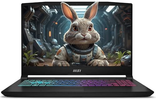 MSI Katana 15 Gaming Laptop, AMD Ryzen 9 8945HS, 64 GB DDR5 RAM, 4 TB PCle SSD, 15.6 FHD (1920x1080), Nvidia G-Force RTX 4070, W11 Home