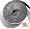 Redfire Klettband Selbstklebend Klettverschluss 40mm Breit Stark Klettverschluss Zuschneidbar Für Fliegengitter Vorhänge Magnet Thermo Türvorhang. Nur Hakenband 9m Schwarz Nylon Industriell