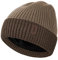 Wmcaps Mütze Herren Winter, Thermo Strickmützen für Herren, Warme Fleece Laufmütze Beanie Damen Herrenmütze Winter, Winddichte Wintermütze Männer Gefütterte und Gepolsterte (Khaki+Kaffee)