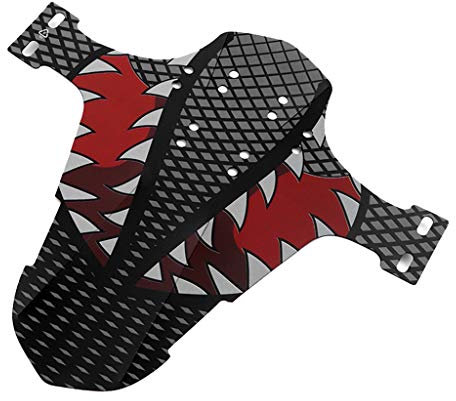 Timcryxient Durable MTB Mountain Bike Bicicletta Forcella Anteriore Parafango Pioggia Rosso