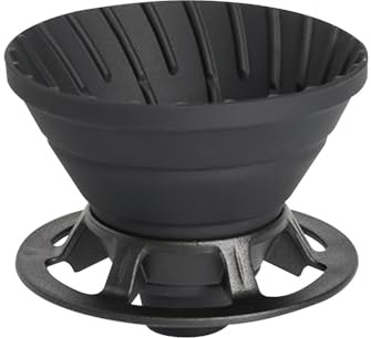 Pour Over Coffee Dripper, Zusammenklappbarer Silikon Kaffeefilterhalter, Wiederverwendbarer Kaffeetropfer für Camping, Reisen, Rucksackreisen, Zuhause, Büro