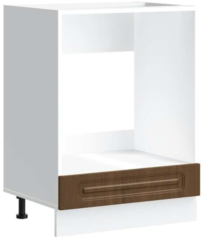 vidaXL Kalmar Oven Cabinet - Engineered Wood Brown Oak - Compact Space-saving Kitchen Storage