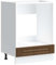 vidaXL Kalmar Oven Cabinet - Engineered Wood Brown Oak - Compact Space-saving Kitchen Storage