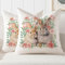 Kiatuniya Ostern Kissenbezug Hasen Kissen 45 x 45 cm Frühling Rosa Blume Osterdeko Sofakissen Modern Zierkissenbezug Cushion Cover Couch Wohnzimmer Deko Bunny Kissenhüllen 2er Pack