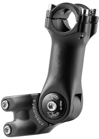 ZONADAH Bike Stem Riser Adapter 0-60 Degrees Bicycle Handlebar Riser Fork Stem 25.4mm/31.8mm Adjustale Angle Bicycle Stem Extender for Road Bike Mountain Bike