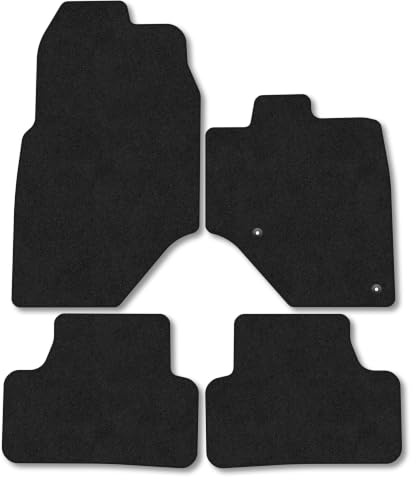Peugeot e-3008 (2024+) Carpet Car Mats | Black Edge Trim Tailored Fit Floor Mats Full Coverage Protection Accessories Easy Clean Anti Slip Made in the UK