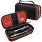 Kabellose Mikrofonhülle für JBL Wireless Two Microphone System, Handheld Dual Mic Travel Bag Storage Case for Singing or Karaoke for Receiver, Adapter, AA Batteries-Black, Schwarz , Kabellose
