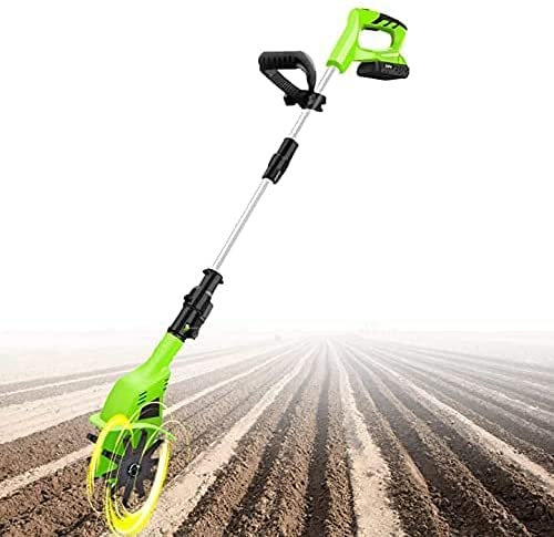 ZHJOPP Motoculteur sans Fil, motoculteur de Jardin électrique avec Batterie au Lithium Rechargeable 4000Mah et Chargeur, motoculteur Portable