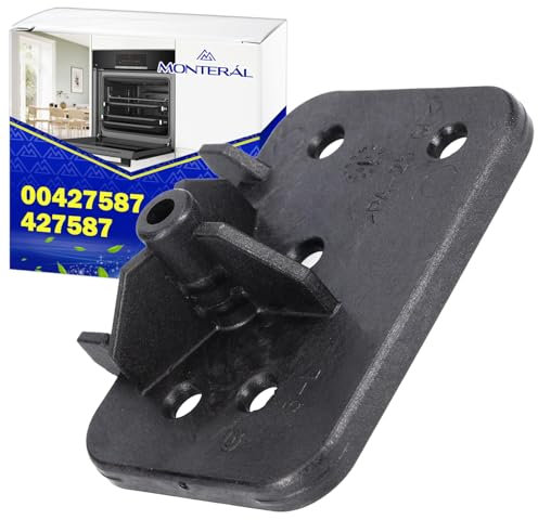 Izquierdo Soporte Puerta Horno 76x56x27 mm con Código Original 00427587 427587 para Bosch para Siemens para Balay para Constructa - Garantía de 10 Años - MONTERAL
