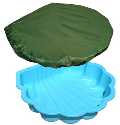 Wassermuschel Sandmuschel mit Abdeckung Auswahl (türkis incl. Abdeckplane)