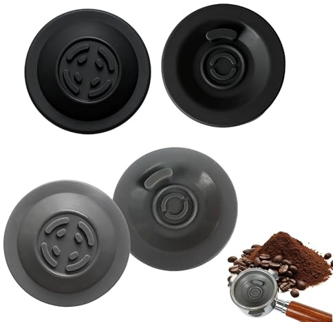 4Pcs 54mm Coffee Machine Cleaning Tablets for Sage Cleaning Disc, Espresso Backflush Cleaning Disc for Ninja Luxe, Universal Silicone Cleaning Discs Coffee Accessories for Most Espresso Machines