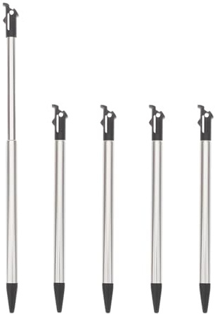 LT Easiyl 5 Pezzi Di Penna Stilo Retrattile Di Ricambio In Metallo Compatibile Con Nintendo New 3DS XL