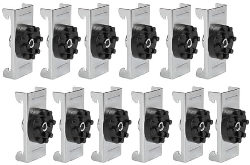 Aboiled Reduces Noise from Noisy Neighbors-Sound Isolation Clips 12pack Sound Proofing Mounting Clips-Drywall Soundproofing