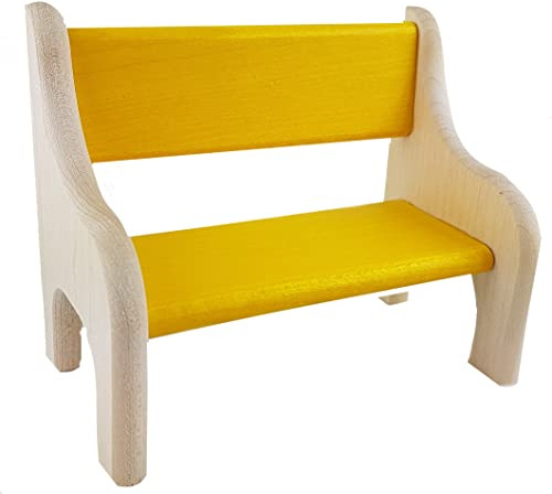 Rülke Holzspielzeug 22680 Puppenhauszubehör, holzfarben, gelb