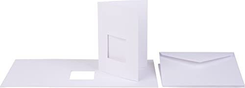 VBS PP-Karten weiß, 10St, DIN A6, quad
