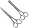 Tenartis 351 2 teiliges Haarscheren Set mit Effilierschere und Haarschneideschere, Rostfrei - Made in Italy