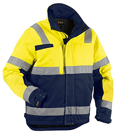 Blakläder Workwear Winterjacke High-Vis Kl. 3 4862, gelb / marine, XL, 1 Stück, 67-48621811-3389-XL