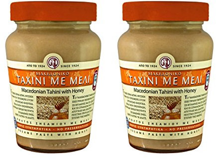 Macedonian Greek Tahini with Honey 700g Glass jar