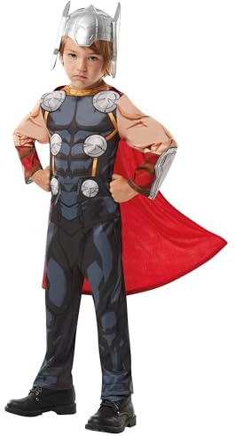 Rubie's Official Marvel Avengers Thor Classic Childs Costume, Kids Superhero Fancy Dress