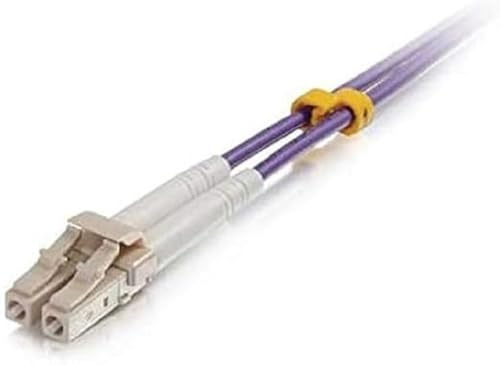 C2G 2m LC/LC OM4 LSZH Fibre Patch - Violett - Patchkabel - Multimode (M) auf Multimode (M) - 2 m - Glasfaser - 50/125 Mikron - OM4 - Violett