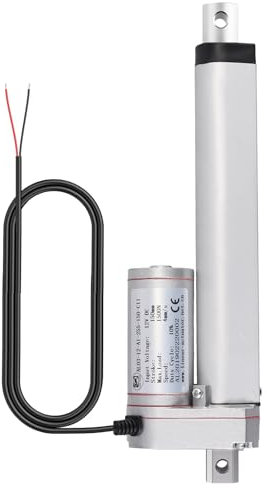 Justech Linearmotor Verstellantrieb Toröffner Linear Actuator Motor 12v DC 1500N 150mm Lineartechnik Electric Motor Putter Gleichstrommotor Elektro Zylinder Schubstangenmotor für Auto Möbel usw.