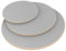 AUPROTEC Plateau de Table 18mm rond Ø 300 mm gris Contreplaqué revêtu en mélamine 20cm-148cm au choix Panneau de Contreplaqué en Bouleau