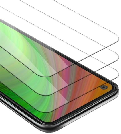 cadorabo 3x Verre Trempé compatible avec Vivo Y70 en HAUTE TRANSPARENT - Pack de 3 Verre de protection d'écran trempé (Tempered) en dureté 9H avec 3D touch