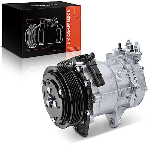 Frankberg Compressore dell'aria condizionata con frizione Benzina Compatibile con Cherokee KJ 3.7 4x4 3.7L 2001-2008 Cherokee KJ 3.7 Laredo 3.7L 2001-2004 55037466AE, compreso l'olio preconfezionato