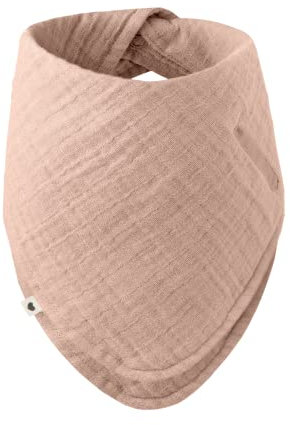 Bibs Bandana Weiches Lätzchen. Bio-Baumwoll-Musselin. Dänisches Design, Einheitsgröße (0-36 Monate), Blush