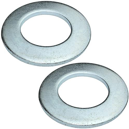 AERZETIX - C49143 - Satz von 2 Unterlegscheiben flach breiter - beilagscheiben - M30 Ø56mm H 3.7mm - aus verzinktem stahl - DIN 125 - für holzkonstruktionen