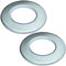 AERZETIX - C49143 - Lot de 2 Rondelles plates larges - M30 Ø56mm H 3.7mm - en acier zingué - DIN 125