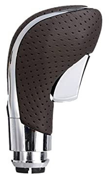 SISS Cabezal de palanca de cambios automático para Insignia, Astra J, Meriva B, Zafira C, pomo de palanca de cambios de piel sintética perforada