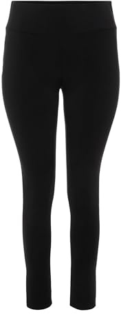 VILA EVOKED BY VILA Damen Vila Evoked By Vila Vijenni Hw Leggings/Su/Cur - Noos Leggings, Schwarz, 44 Große Größen EU