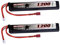Hilldow 11.1V LiPo Airsoft Battery 1200mAh 30C Rechargeable Stick Pack Batteries High Performance Compatible with Deans T Plug for Airsoft Guns Rifle Model