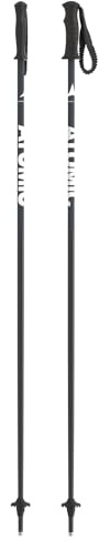 ATOMIC AMT Jr Ski Poles, 3-Star Aluminium Ski Poles, Ergonomic JR Handle on Pole, Children’s Elastic Hand Strap, Poles with 50-mm Pole Baskets