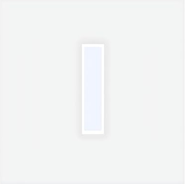 Vente-unique - Glaswand Bayview -L 30cm x B 3.5cm x H 130cm- Aluminium - weiß
