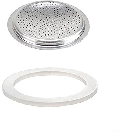HOHOVYVY Joint de rechange pour cafetière expresso en caoutchouc de silicone (9 tasses + tamis)