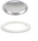 HOHOVYVY Stovetop Espresso Coffee Maker Replacement Gasket Seal For Coffee Espresso Moka Stove Pot Top Silicone Rubber（9 cup+sieve）