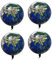 Toyvian 4stücke Aluminium Folienballons Erdform Deko-ballons Für Geburtstagsfeiern Valentinstag Und Hochzeiten Für Partys Und Kinderunterhaltung