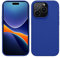 kwmobile Case for iPhone 15 Pro Max Case - Soft TPU Silicone Cover - Baltic Blue