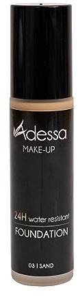 Adessa MAKE-UP 24H water resistant FOUNDATION SAND, 30ml