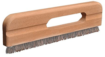 OSALADI Borstenbürste Tapetenglätter Mit Holzgriff Für Wandbauwerkzeug Große Braune Bürste Mit Aufhängeöse Für Anbringung Und Glätten Von Tapeten