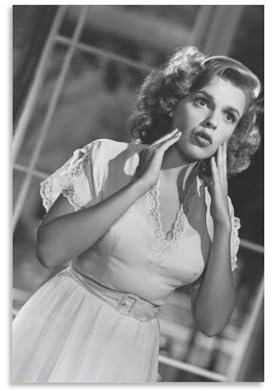 Judy Garland Retro Poster The Greatest Actrant, Schwarz-Weiß-Druck, Fotokunst, Malerei, Leinwand, Poster, Heimdekoration, moderne Dekoration