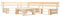 HEFZGDB 4-TLG. Paletten-Lounge-Set Holz Natur Gartenstühle Gartenmöbel Set Gartentisch Geeignet für Terrasse, Garten, Pool.