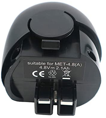HSCMYSH 2100mAh Rechargeable Battery MET4.8A NiMh Battery 4.8V Replacement for METABO 4.8V Battery 6.31858 6.27270 6.27271 6.27273