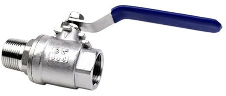 EVBELGBPZ 1/4“ 3/8“ 1/2” 3/4” 1” 1-1/4” 1-1/2 Innengewinde auf Außengewinde Gerade Zweiteilige Vollanschlüsse 304 Edelstahl-Kugelhahn(2)