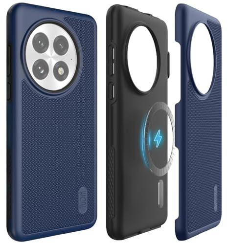 TUDIA MergeGrip for OnePlus 13 Case 5G (2025) - [Magsafe Compatible] Military Grade Drop Tested Dual Layer Shockproof Slim Heavy Duty Tough Cover Phone Cases (Indigo Blue)