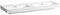 LAUFEN Meda Doppelwaschtisch, unterbaufähig, 1300x460mm, ohne Hahnloch, mit Überlauf, H8141124001091, Farbe: Weiß