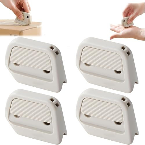 Mini Paper Cutter Ceramic Automatic Rebound Up to 10 Times Sharper Mini Paper Cutter with Keychain Hole and Built-in Magnetic Holder, Safe Ceramic Cardboard Cutter
