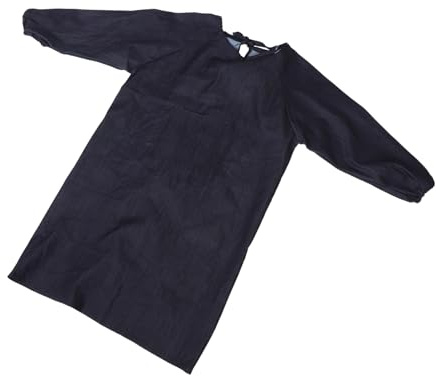 NUOBESTY Heavy-duty Long Sleeve Work Apron for Men and Women, Thick Sturdy Paint Smock Oversized Fit and Stain-resistant Fabric, Welding and Workshop Protective Clothing